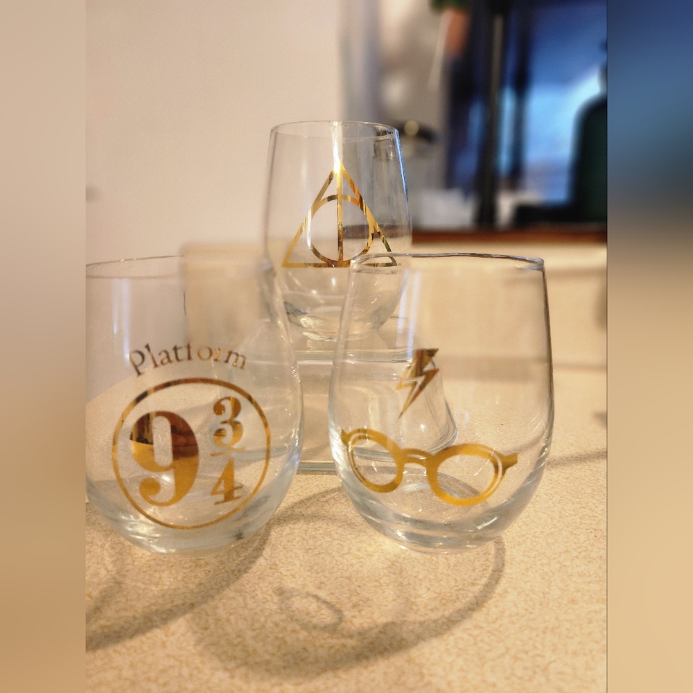 HP Stemless Wine Glasses